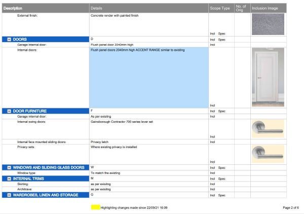 Specification and products - Image 2