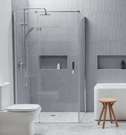 Twin Rail Shower