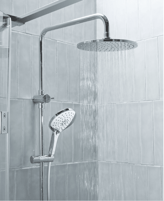 Twin Rail Shower